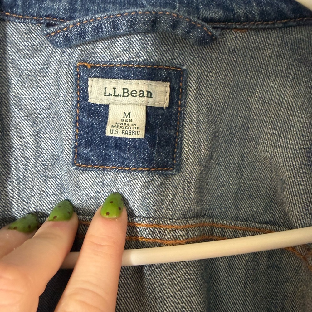 L.L. Bean Blue Jean Jacket - Picture 4 of 12